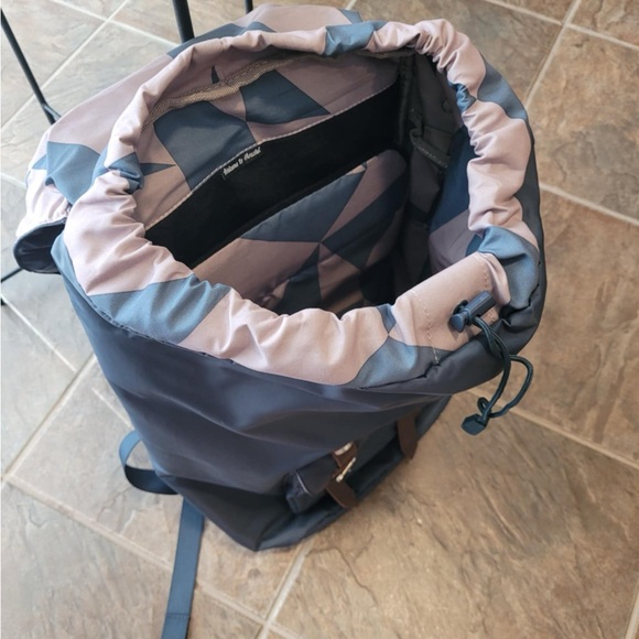 Herschel Supply Company Blue and Brown Roll-Top Backpack - Picture 4 of 9